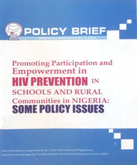 You are currently viewing Promoting Participation and Empowerment in HIV Prevention in Schools and Rural Communities in Nigeria