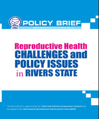 You are currently viewing Reproductive Health CHALLENGES and POLICY ISSUES in RIVERS STATE