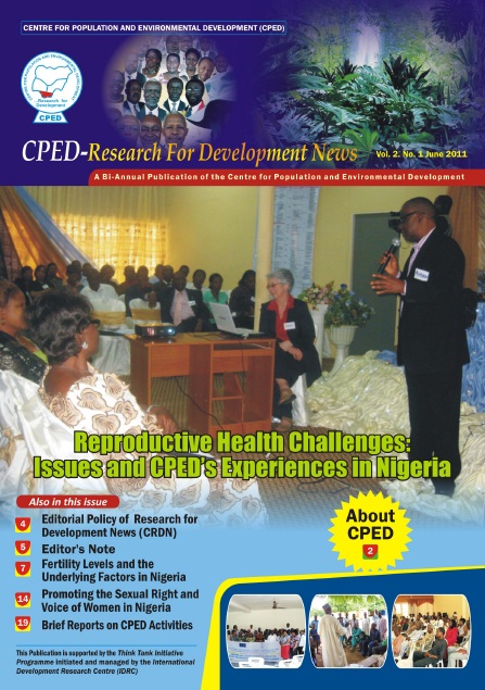 You are currently viewing Reproductive Health Challenges- Issues and CPED Experiences Nigeria