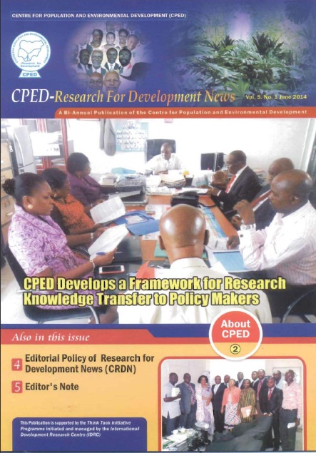 You are currently viewing CPED Develops a Framework for Research knowledge transfer to Policy Makers