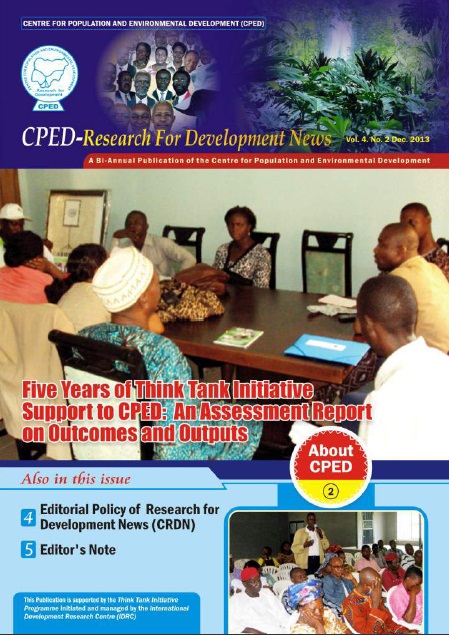 You are currently viewing Five Years of Think Tank Initiative Support to CPED- An Assessment Report on Outcomes and Outputs