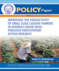 You are currently viewing IMPROVING THE PRODUCTIVITY OF SMALL SCALE CASSAVA FARMERS IN NIGERIAS NIGER DELTA THROUGH PARTICIPATORY ACTION RESEARCH