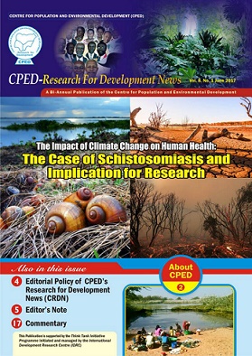 You are currently viewing The Impact of Climate Change on Human Health: The Case of Schistosomiasis and Implication for Research