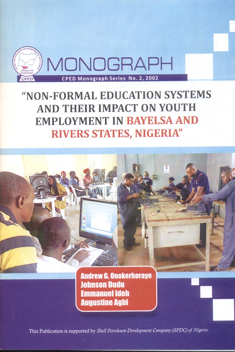 You are currently viewing Non-Formal Education Systems and their Impact on Youth Employment in Bayelsa and Rivers states, Nigeria