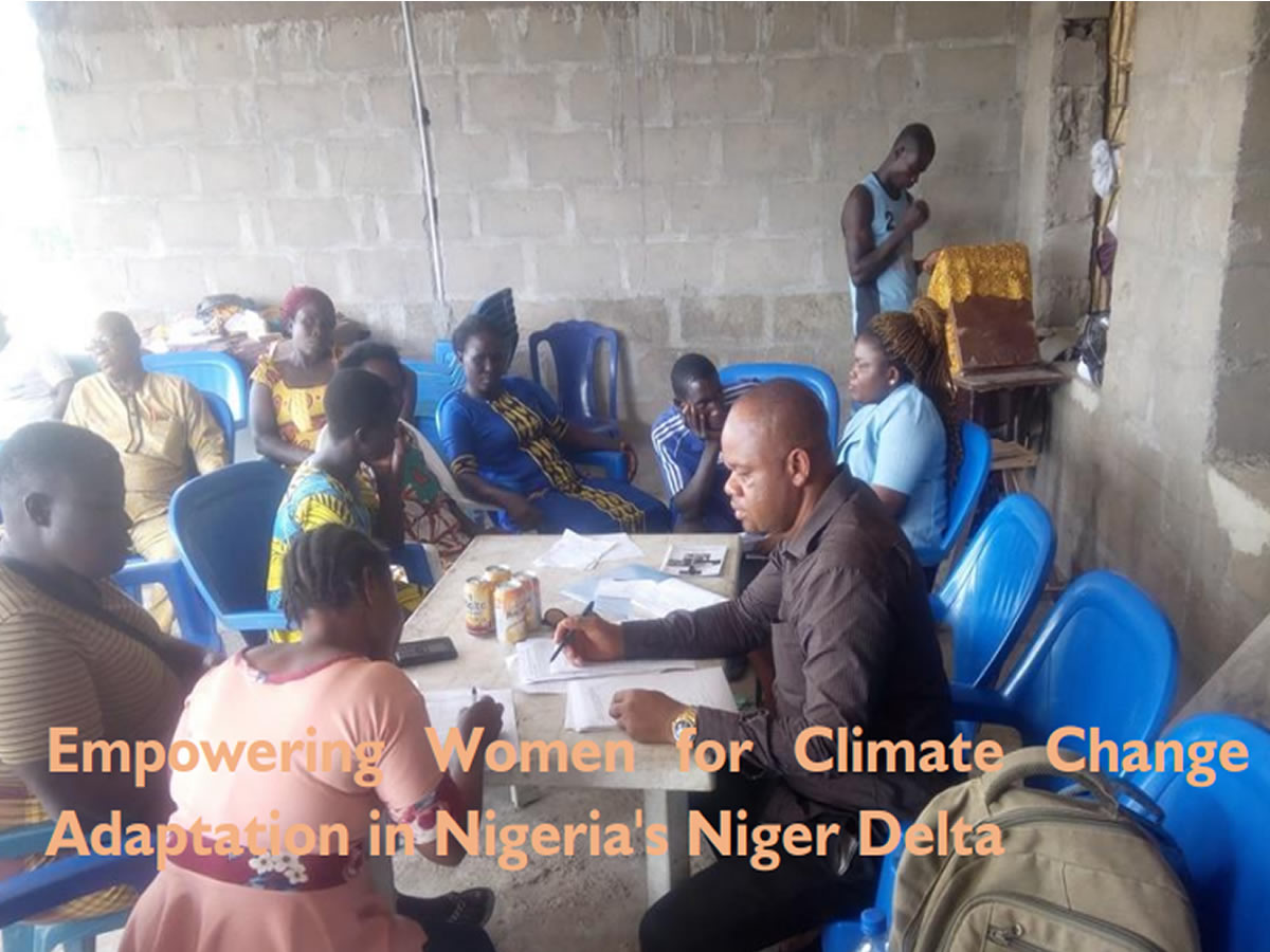 You are currently viewing Empowering Women for Climate Change Adaptation in Nigeria’s Niger Delta