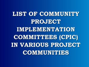 Read more about the article List of CPIC members in  each selected pilot communities for intervention