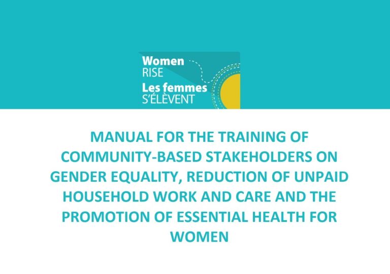 Training Manual for the Women Rise Project